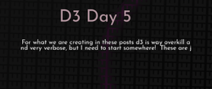 thumbnail for d3-day-5-dev_250x105.png