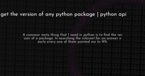 thumbnail for get-python-package-versions-hashnode.png