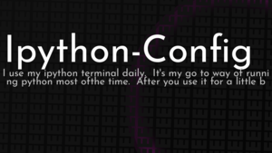 thumbnail for ipython-config.png