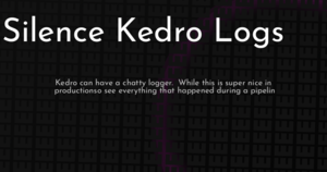 thumbnail for kedro-silence-hashnode.png