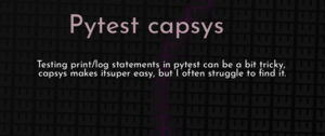 thumbnail for pytest-capsys-dev.png