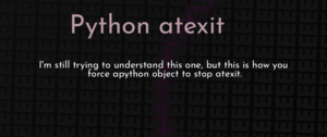 thumbnail for python-atexit-dev.png