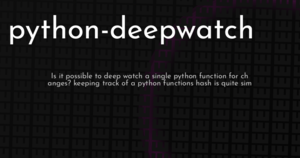 thumbnail for python-deepwatch-hashnode.png
