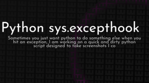 thumbnail for python-sys-excepthook.png